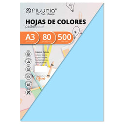 Printpapier Fabrisa Blauw A3 500 Lakens