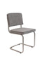 ZUIVER Chair Ridge Brushed Rib Cool Grey 32a