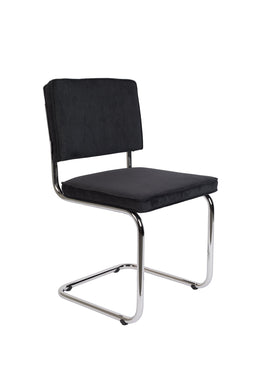 ZUIVER Chair Ridge Rib Black 7a
