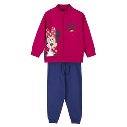 Joggingpak voor kinderen Minnie Mouse Fuchsia Maat 8 Jaar