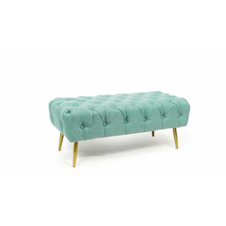 Kruk DKD Home Decor Groen Gouden Metaal 103 x 46 x 42 cm