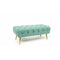 Kruk DKD Home Decor Groen Gouden Metaal 103 x 46 x 42 cm