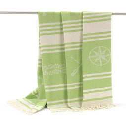 Strandhanddoek Alexandra House Living Maca Pistache 125 x 180 cm