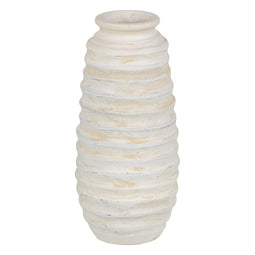 Vaas Crème Keramisch 16 x 16 x 40 cm
