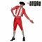 Kostuums voor Volwassenen Th3 Party Rood (5 Stuks) Maat M/L