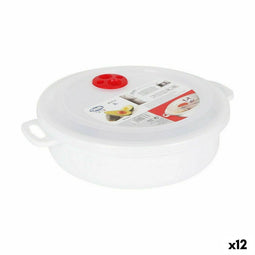 Ronde Lunchtrommel met Deksel Dem 2 L (12 Stuks)