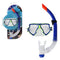 Snorkelbril en -buis voor Kinderen Kleur Blauw