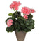 Decoratieve plant Mica Decorations PVC Geranium (11,5 x 33 cm)