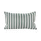 Anna's Collection - Buitenkussen 30x50 cm Groen Streep