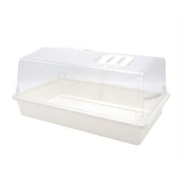 Nature - Mini-kweekbak 37.5x24x18 cm wit met ventilatieopeningen