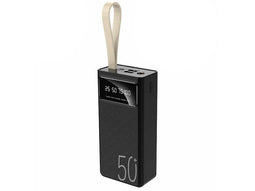 Powerbank 50000 mAh Black microUSB/USB-C + LED Light (YK-Design YKP-029)