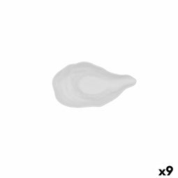 Kom Bidasoa Fosil Wit Keramisch 19,9 x 11,1 x 4,8 cm (9 Stuks)