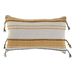 Kussen Home ESPRIT Beige Mosterd Boho 50 x 30 cm