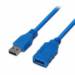 Verlengkabel USB Aisens A105-0045 Blauw 1 m (1 Stuks)