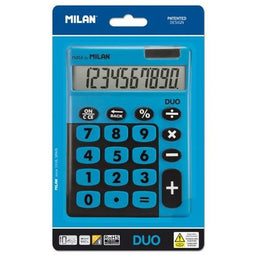 Rekenmachine Milan DUO Blauw 14,5 x 10,6 x 2,1 cm