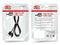 Reekin Cable (2in1 MicroUSB & Lightning) 1 Meter (Black-Nylon)
