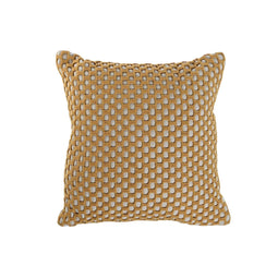 Kussen Home ESPRIT Mosterd Franjes Boho 45 x 45 cm