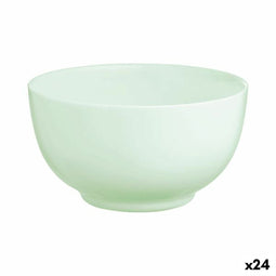 Kom Luminarc Diwali Paradise Groen Glas 14,5 cm (24 Stuks)