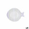 Kom Quid Kaleido Tweekleurig Keramisch Vis 15 x 13 x 4 cm (4 Stuks)