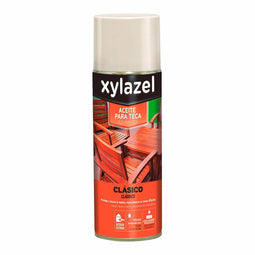 Teakolie Xylazel Classic 5396259 Spray 400 ml Kleurloos Mat