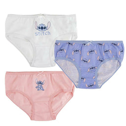 Pakket met onderbroeken voor meisjes Stitch 3 Onderdelen Multicolour Maat 6-8 jaar