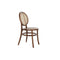 Stoel DKD Home Decor Donkerbruin Rooster Rotan Olmenhout (43 x 43 x 89 cm)