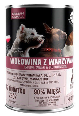 PET REPUBLIC Adult Medium & Small Beef with vegetables - nat hondenvoer - 400g