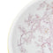 Opzetwasbak rond 41x14 cm keramiek wit en geel