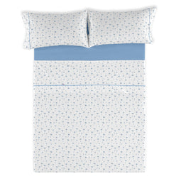 Set beddengoed Alexandra House Living Estelia Blauw Bed van 180 4 Onderdelen