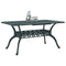 Tuintafel 150x90x72 cm gietaluminium groen
