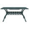 Tuintafel 150x90x72 cm gietaluminium groen