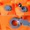 Kampeermatras opblaasbaar 190x58x6 cm oranje