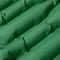 Kampeermatras met gentegreerd kussen zelfopblazend groen
