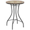 Bistrotafel mozaek 50x70 cm keramiek terracottakleurig en wit