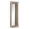 Wandspiegel Wit Natuurlijk Kristal Mangohout Hout MDF Verticaal 106,6 x 12,7 x 38 cm