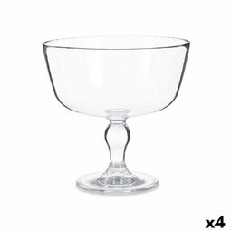 Taartplateau Petite Patisserie Transparant Glas 22,5 x 22,5 x 22,5 cm (4 Stuks)