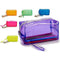 Schoolpennenzak Transparant (6 x 9 x 37 cm) (6 Stuks)