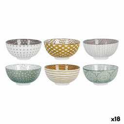 Kom La Mediterránea Mei Porselein 15 x 7,3 cm (18 Stuks) (ø 15,5 x 7,7 cm)