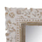 Wandspiegel Wit Beige Kristal Mangohout Hout MDF Verticaal 61 x 10,79 x 38 cm