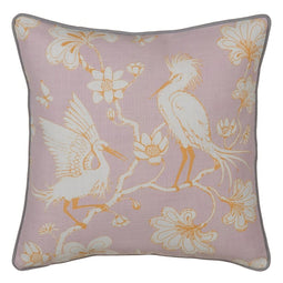 Kussen Roze Reiger 45 x 45 cm