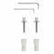Bevestigingskit Roca Dama ai0000400r Wit Toilet