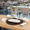 Snackdienblad Ariane Vital Filo Wit Zwart Keramisch Aluminiumoxide 17,3 x 2,6 x 10 cm (8 Stuks)