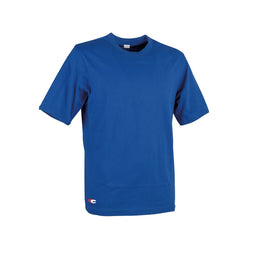 Heren-T-Shirt met Korte Mouwen Cofra Zanzibar Blauw Maat XL