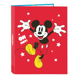 Ringmap Mickey Mouse Clubhouse Fantastic Blauw Rood A4 26.5 x 33 x 4 cm