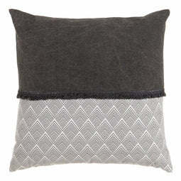 Kussen Wit Grijs 60 x 60 cm