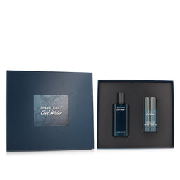 Parfumset voor Heren Davidoff Cool Water EDT 2 Onderdelen