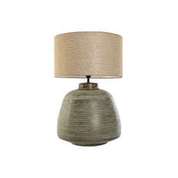 Bureaulamp Home ESPRIT Beige Koper Aluminium 50 W 220 V 42 x 42 x 65 cm
