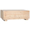 Hoofdtafel Home ESPRIT Natuurlijk Sparrenhout Hout MDF 130 x 70 x 46 cm
