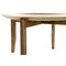 Hoofdtafel Home ESPRIT Gouden Natuurlijk Blik Mangohout 75 x 75 x 44 cm