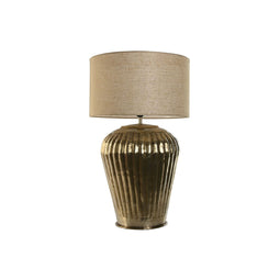 Bureaulamp Home ESPRIT Gouden Aluminium 50 W 220 V 42 x 42 x 74 cm